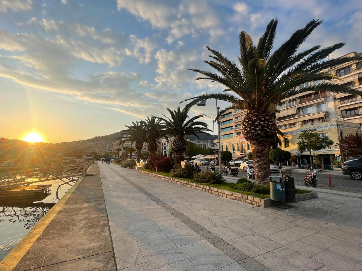 George & Nia Apartment - Central Kavala With Panoramic Terrace View Zewnętrze zdjęcie